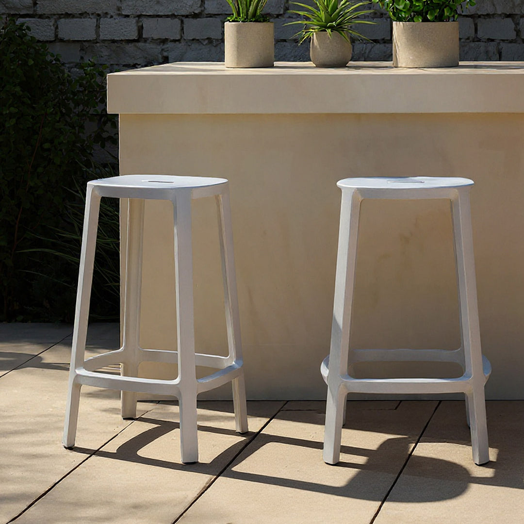 Banqueta Cadrea Alta Blanca