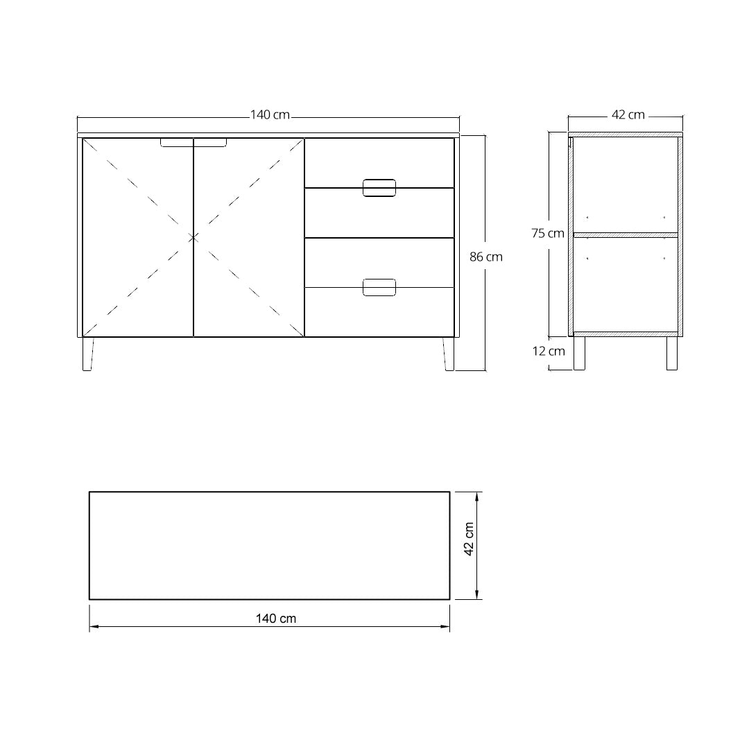 Mueble Consola Linen