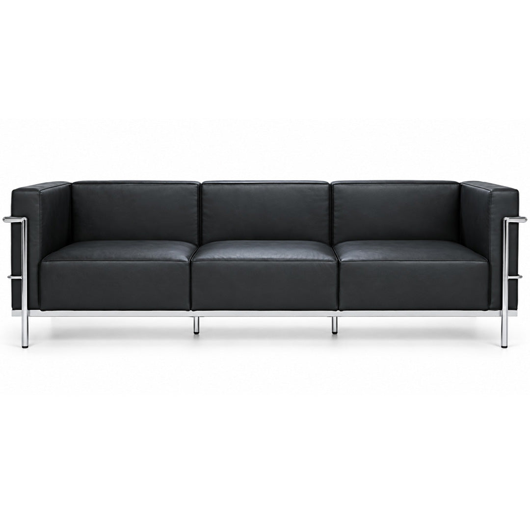 Sillón LC3 3 Cuerpos Eco Cuero