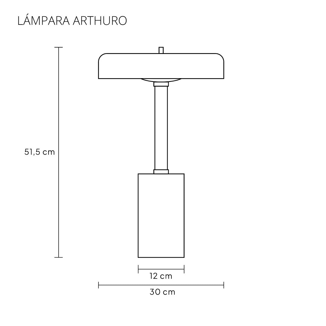 Lámpara de mesa Arthuro