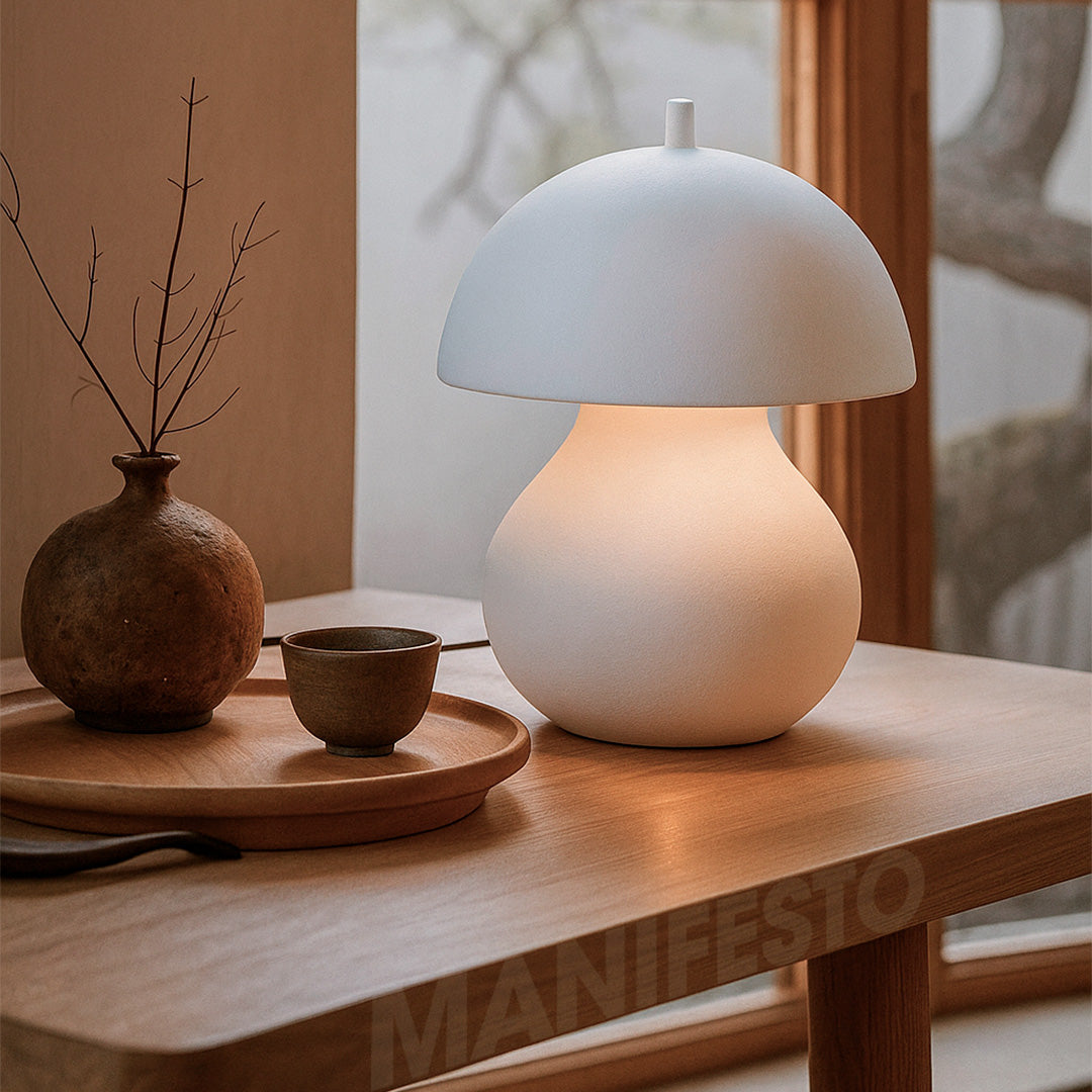 Lámpara de mesa MOCHI M Blanca