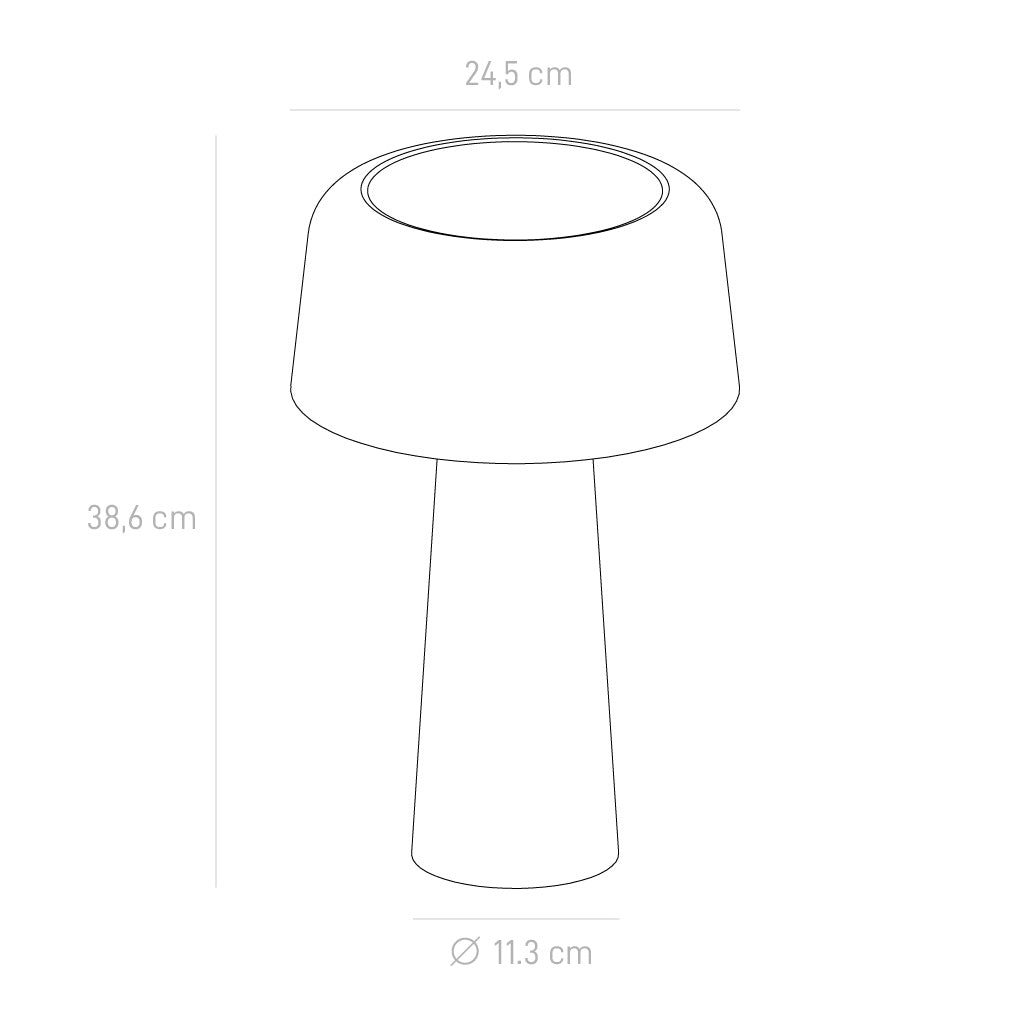 Lámpara de mesa Eva
