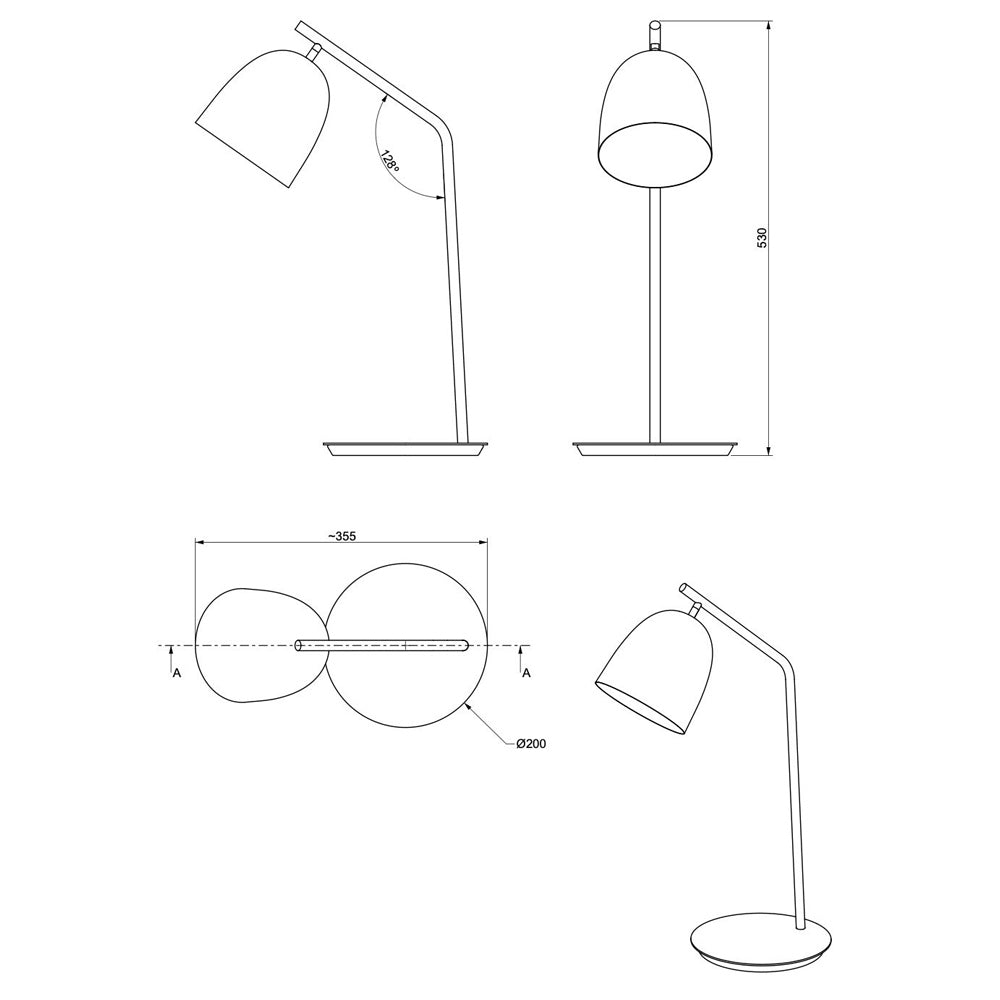 Lámpara de Mesa Dexter