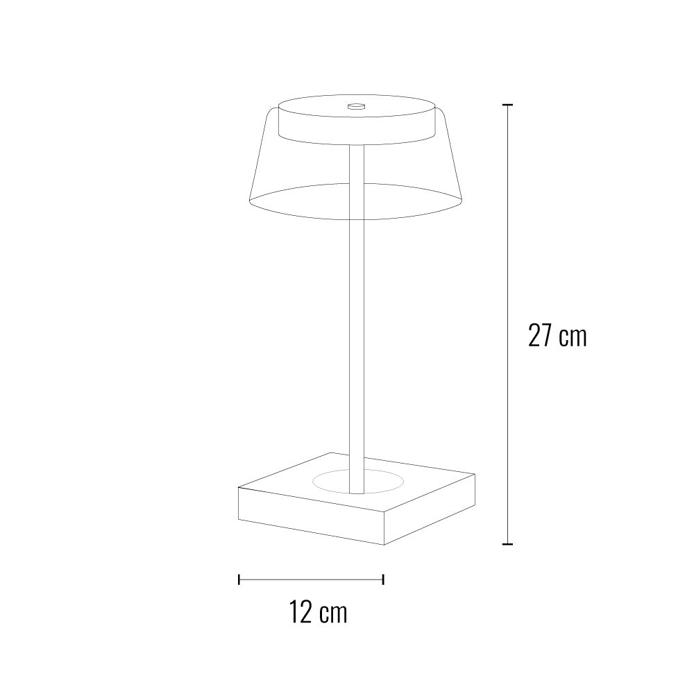 Lámpara de Mesa Niue, recargable