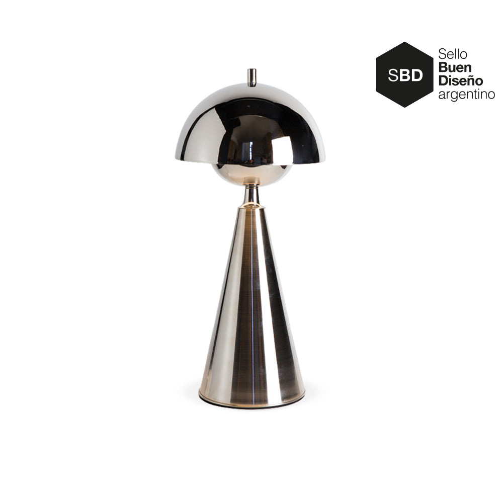 Lámpara de mesa Zowie Níquel