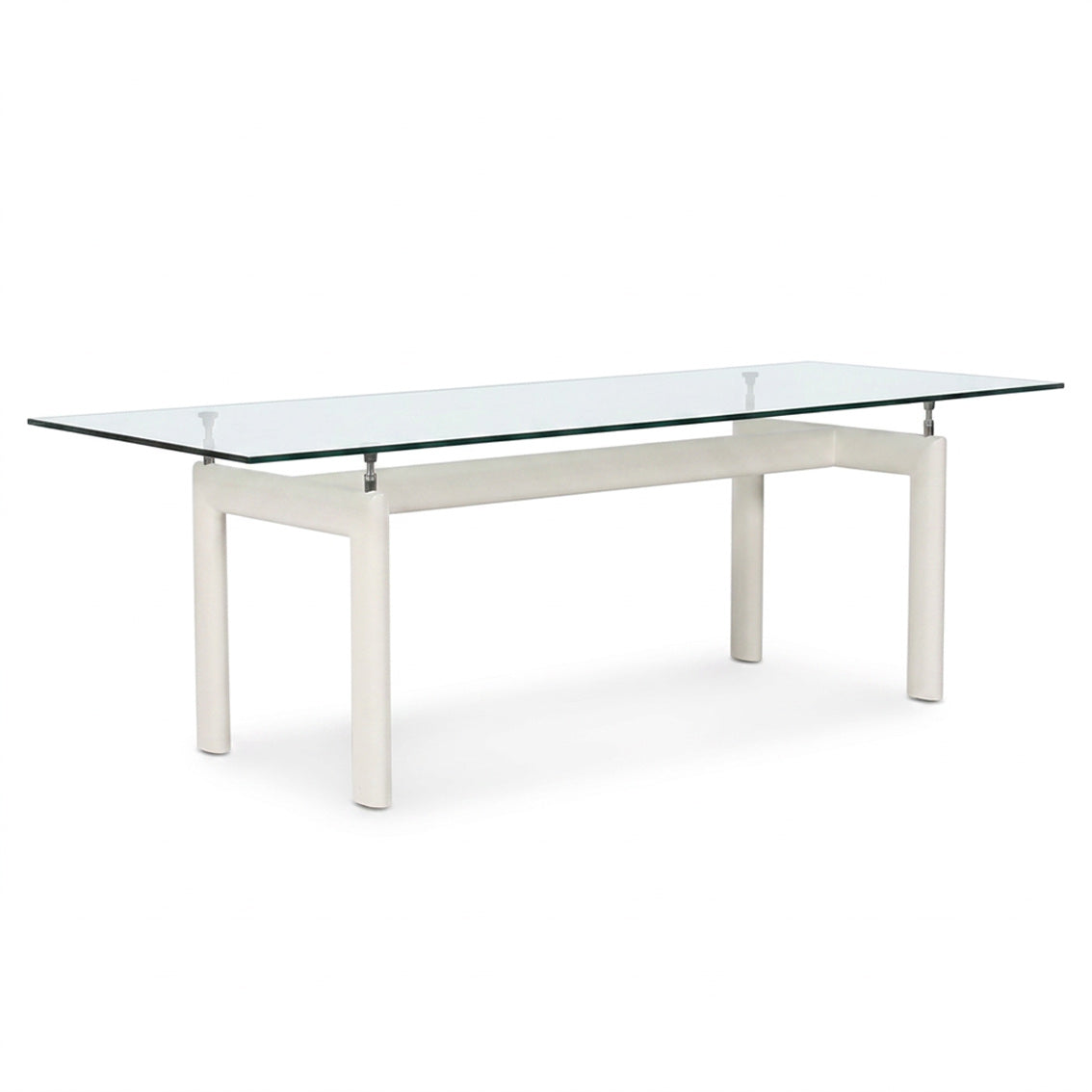 Mesa LC6 Comedor Base Blanca