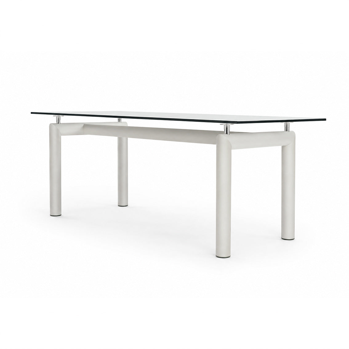 Mesa LC6 Comedor Base Blanca