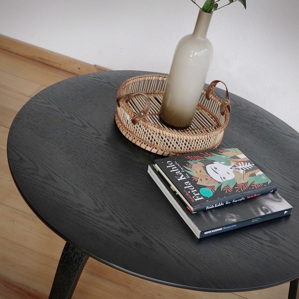 Mesa Baja Plywood Negra