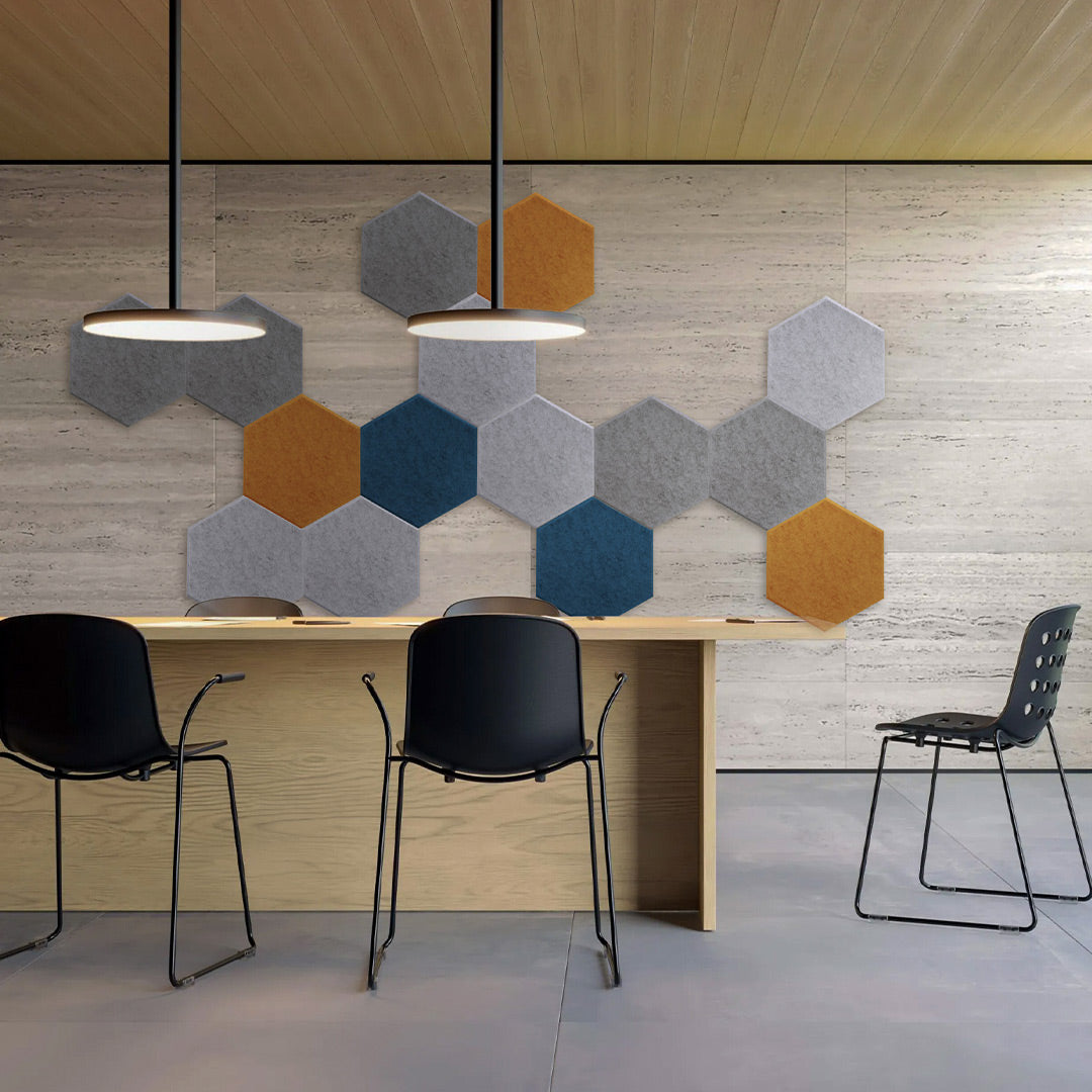 Panel acústico Hexagonal