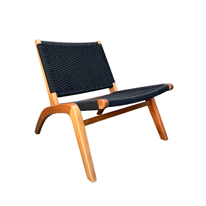 Poltrona Carl Hansen soga negra. Outdoor.