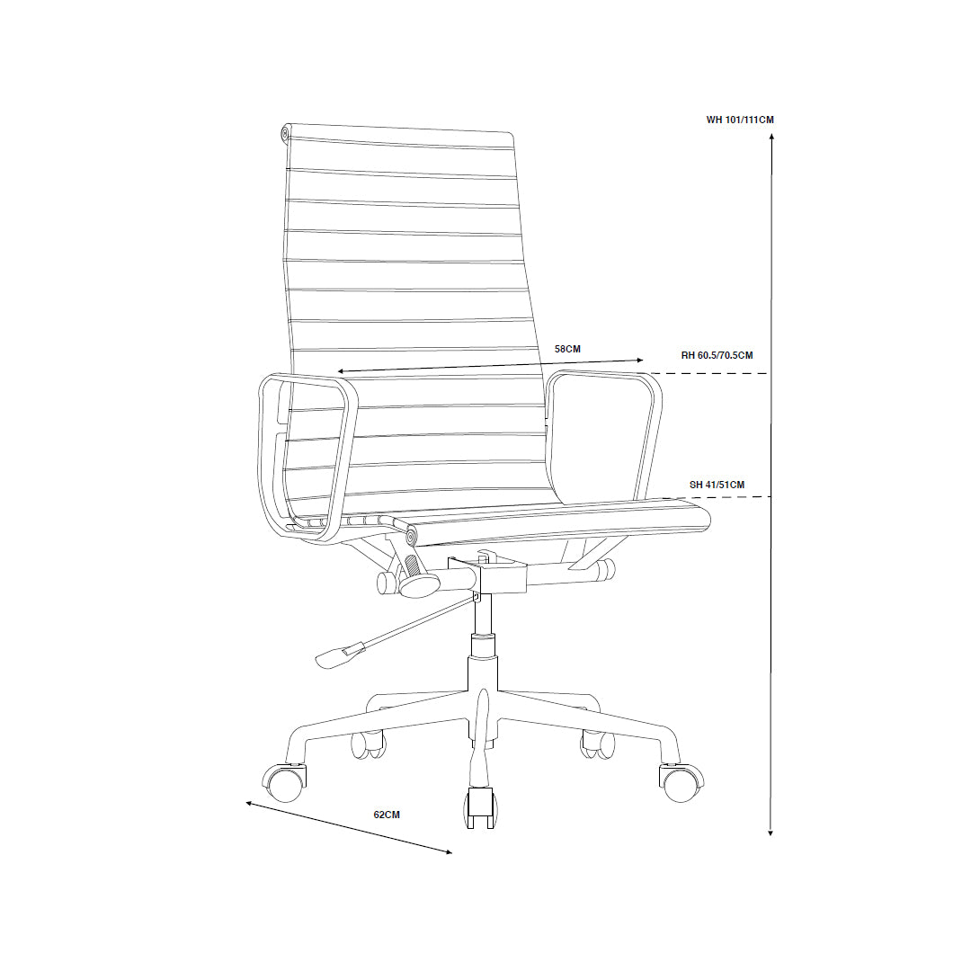 Silla Aluminum Alta, Black