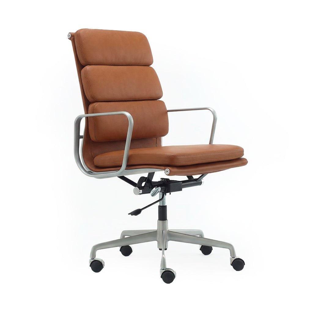 Silla Aluminum Soft Alta, aluminio satinado