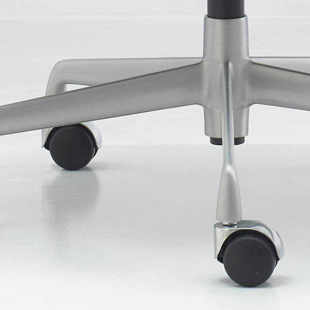 Silla Aluminum Soft Alta, aluminio satinado