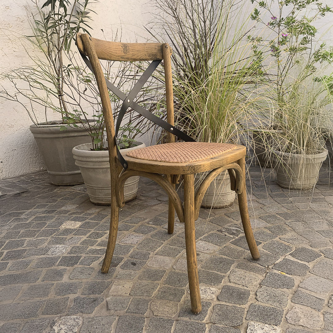 Silla Cross roble oscuro