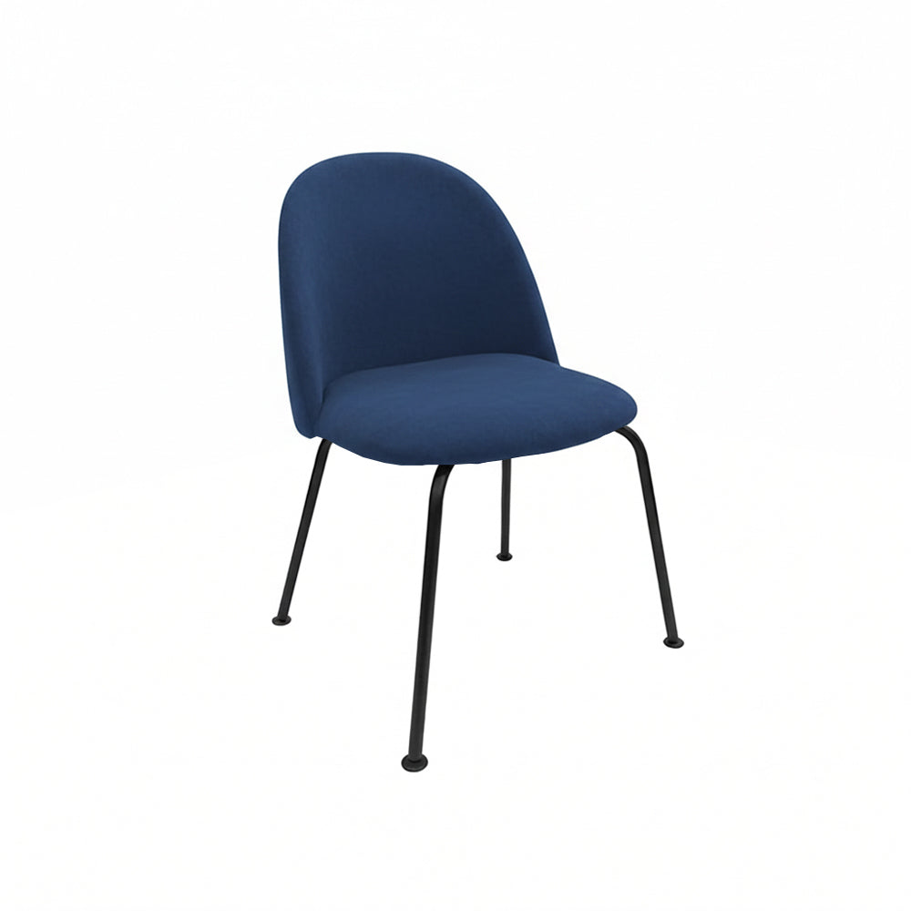 Silla Eaton Cromada o Negra Pana Panne
