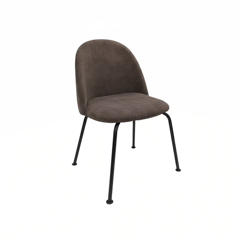 Silla Eaton Cromada o Negra Pana Panne