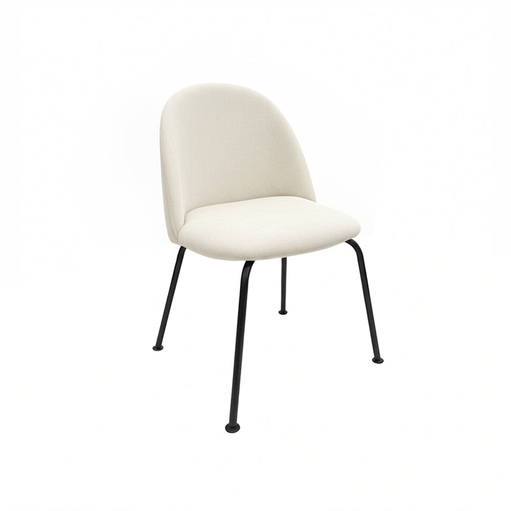 Silla Eaton Cromada o Negra Pana Panne
