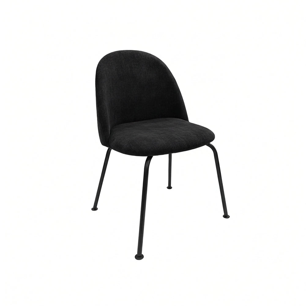 Silla Eaton Cromada o Negra Pana Panne