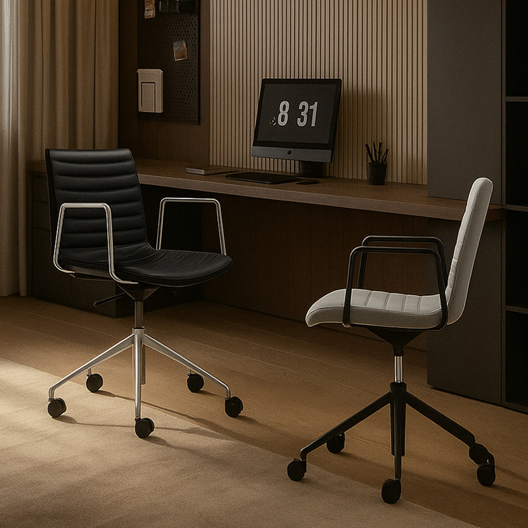 Silla Sewing, aluminio satinado