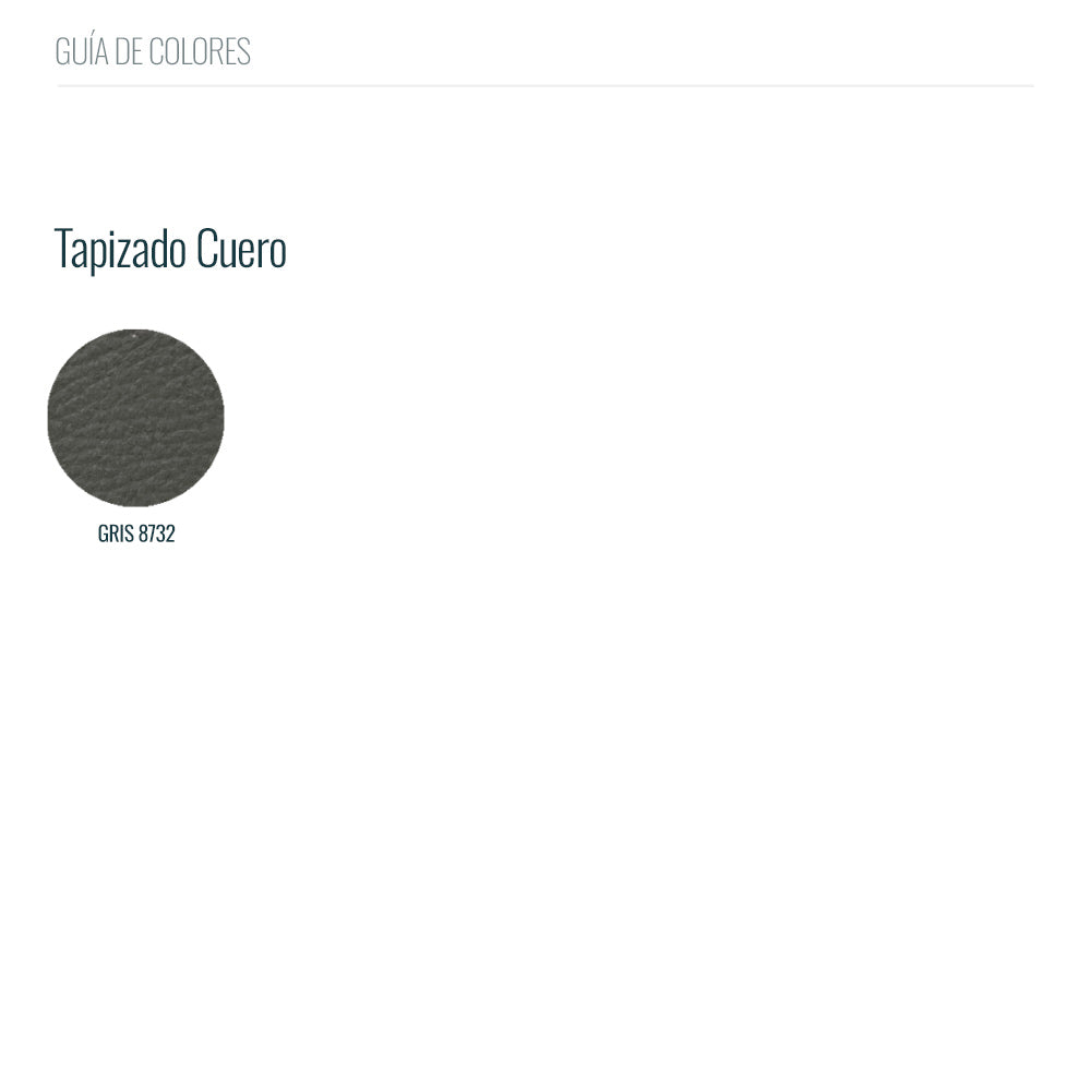 Silla Sewing Black, cuero