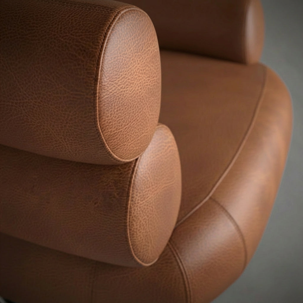 Sillón Bibendum cuero riviera saddle