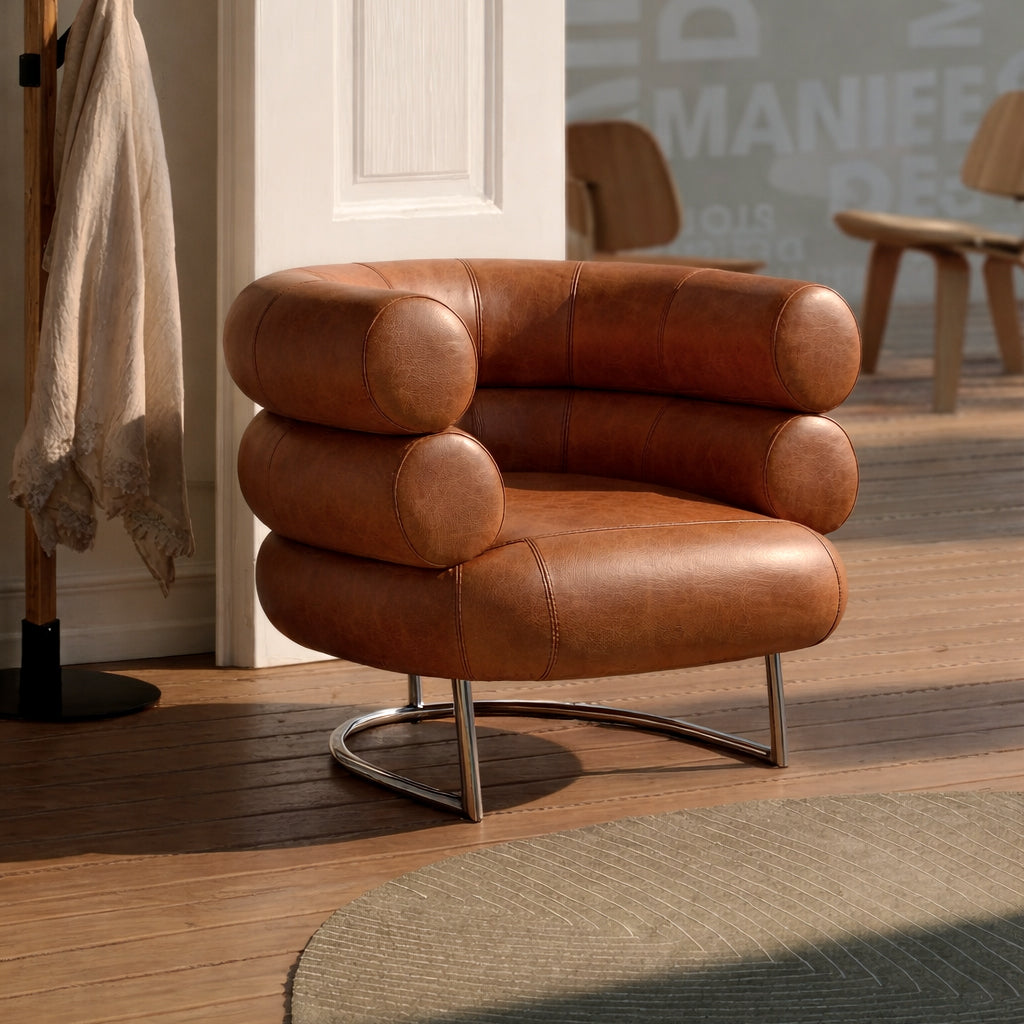 Sillón Bibendum cuero riviera saddle