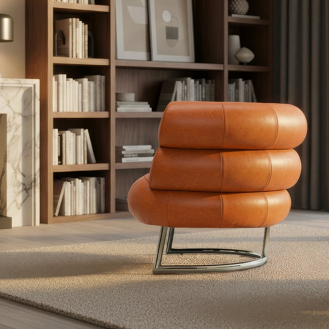 Sillón Bibendum cuero riviera saddle