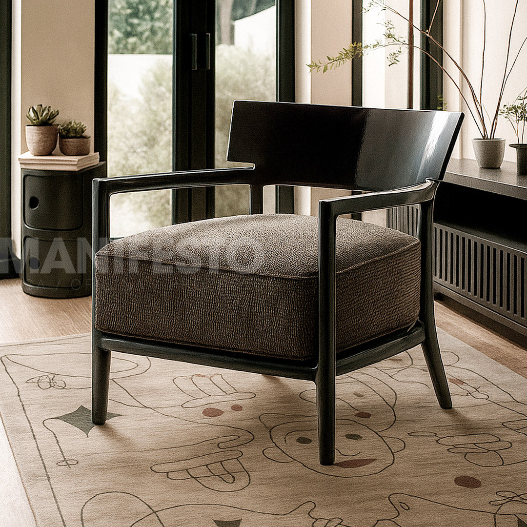 Sillón Cara Chair Anthracite, Kartell