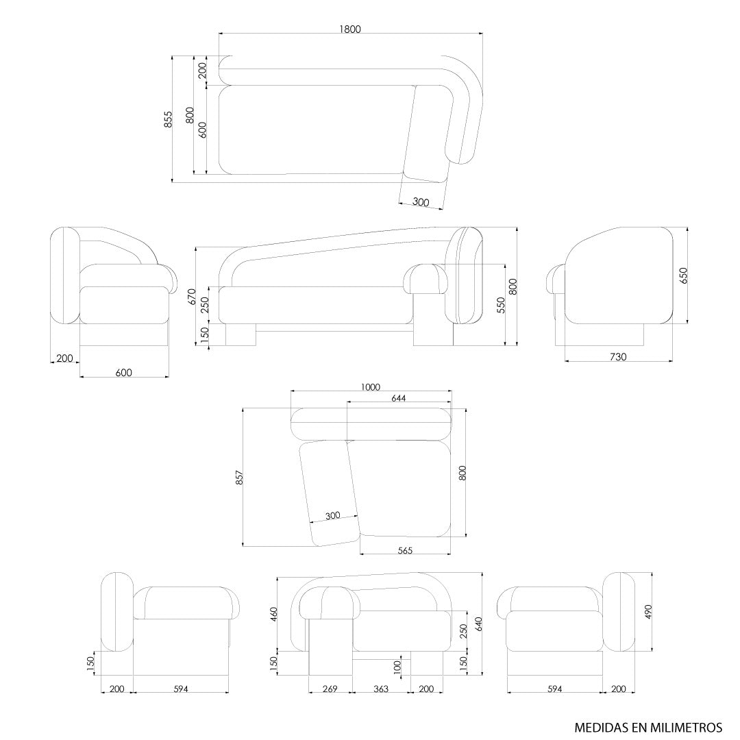 Sillón Modular Phoenix