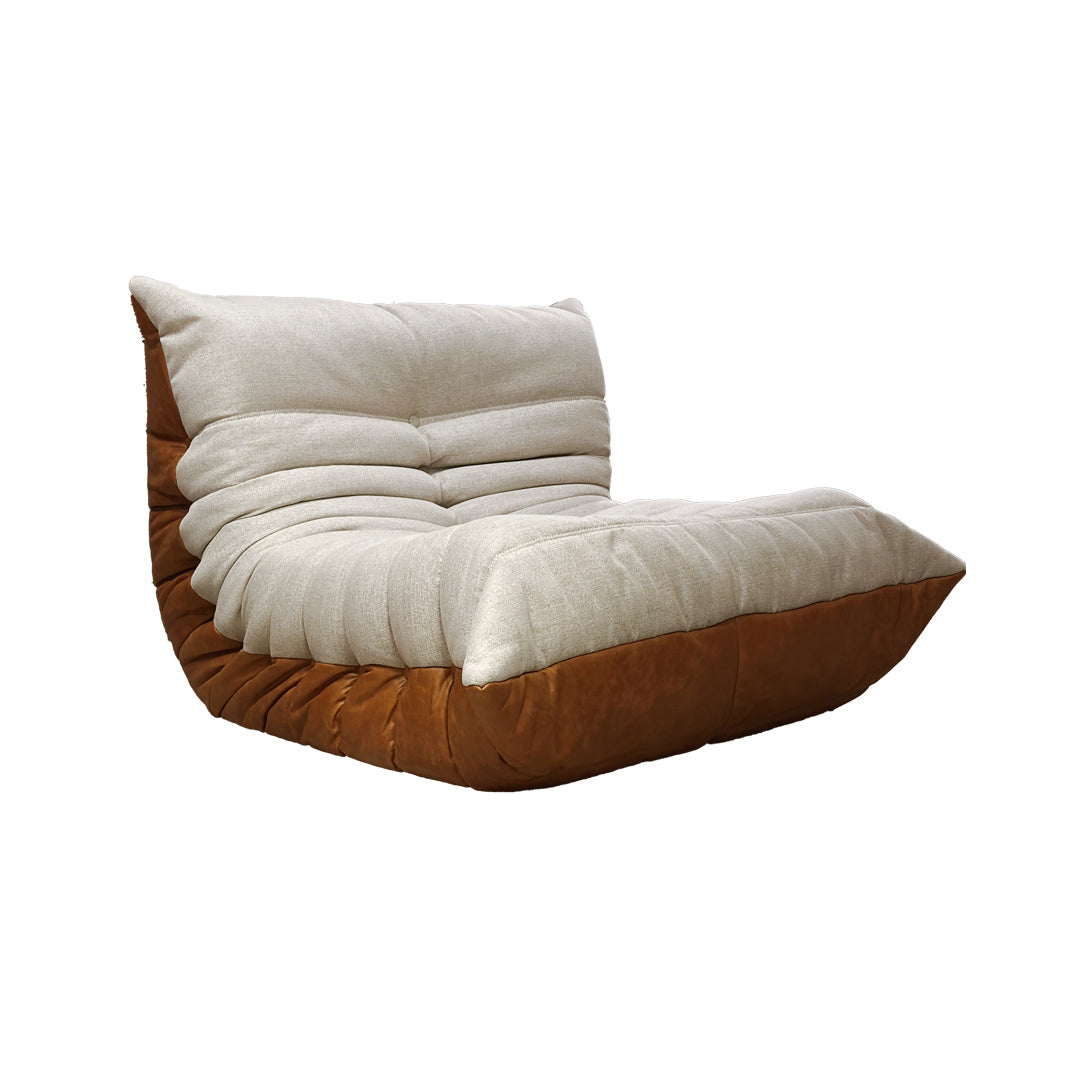 Sillón Togo. Tela / Cuero