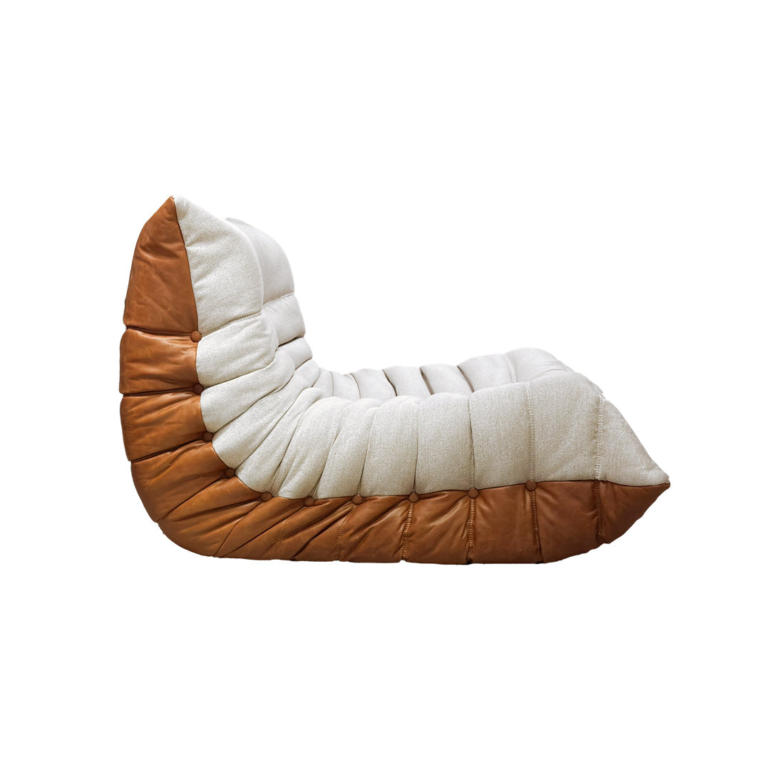 Sillón Togo. Tela / Cuero