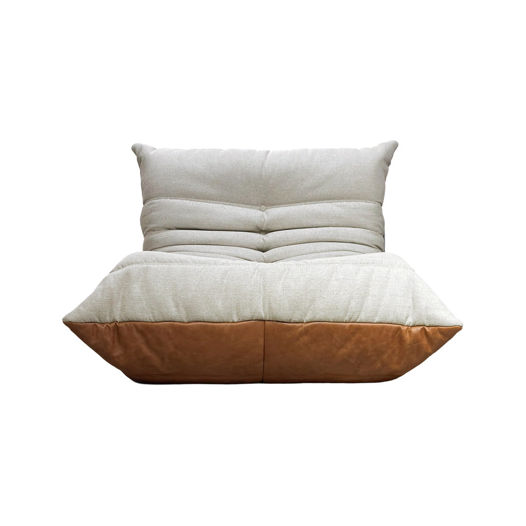 Sillón Togo. Tela / Cuero