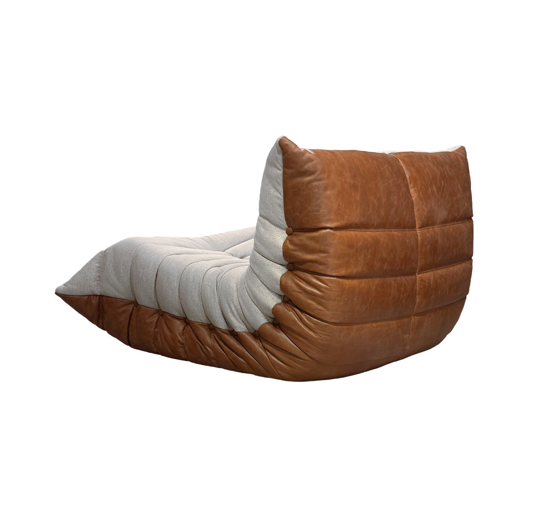 Sillón Togo. Tela / Cuero