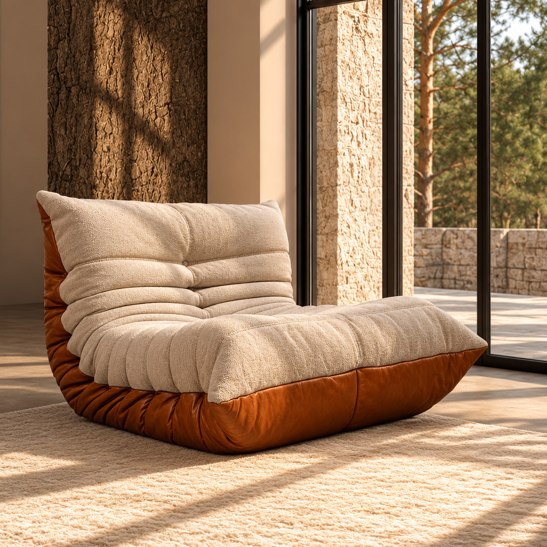 Sillón Togo. Tela / Cuero