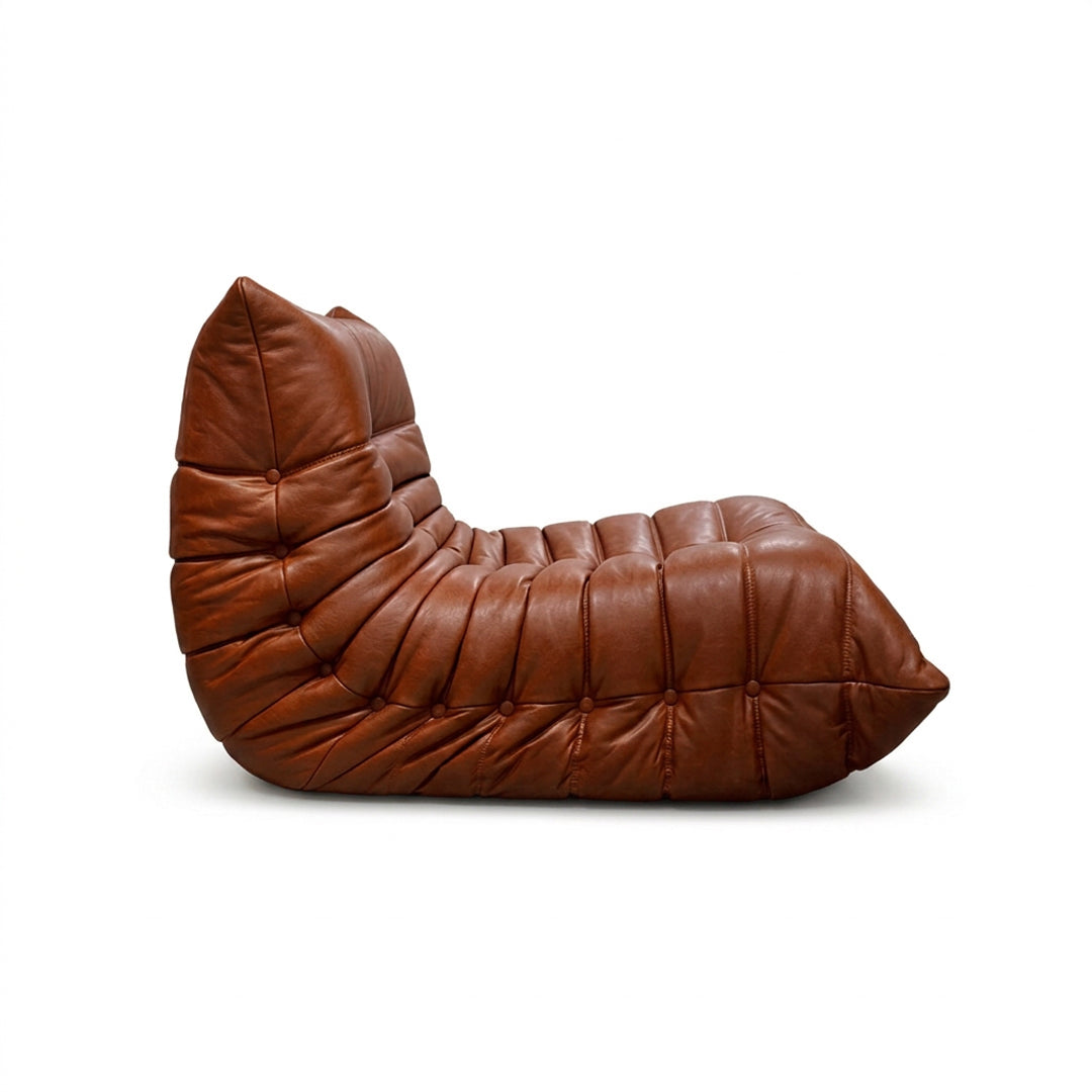 Sillón Togo un cuerpo. Cuero.