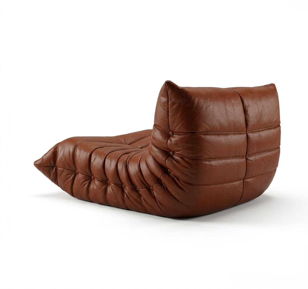 Sillón Togo un cuerpo. Cuero.