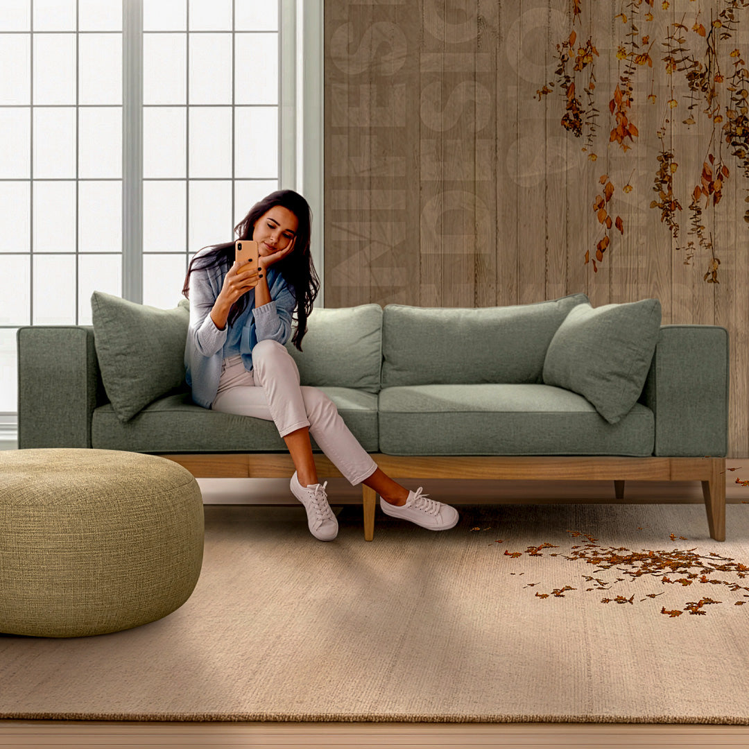 Sofá Wood Tapizado Bella