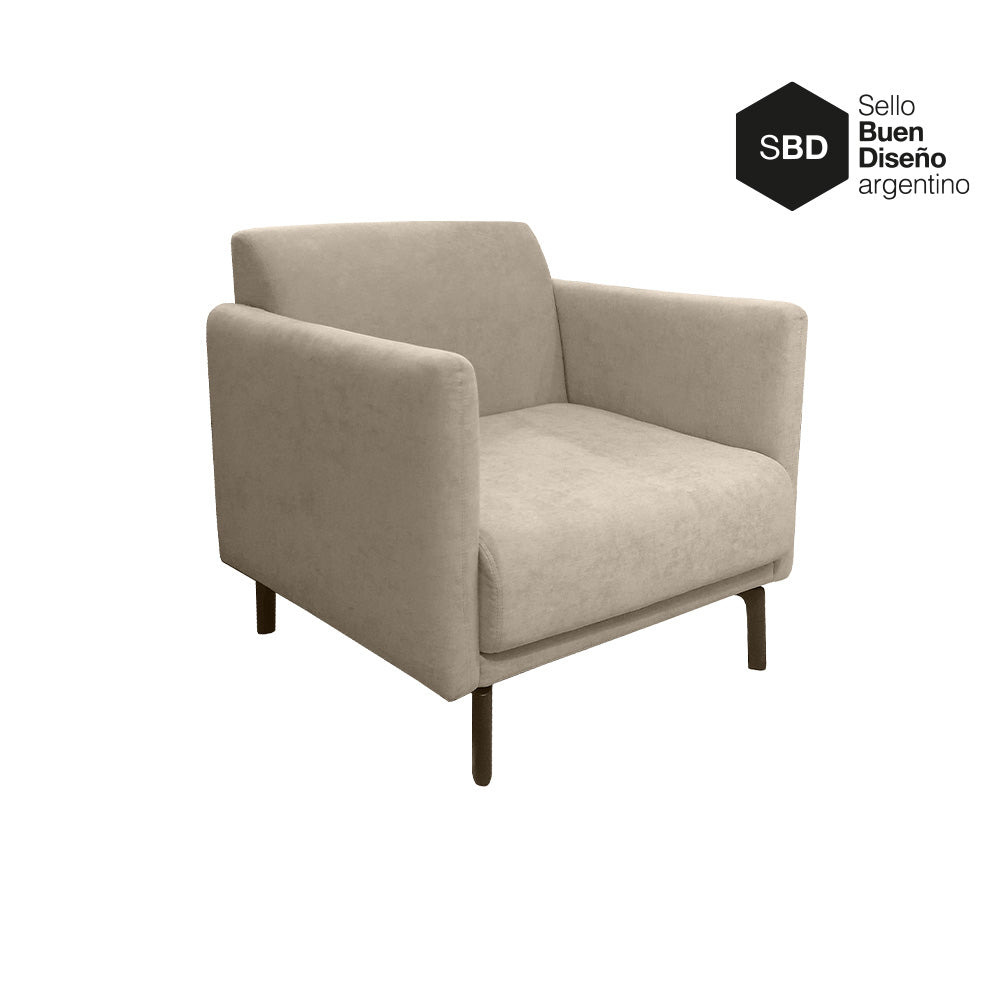 Sofá Studio 1 cuerpo tela