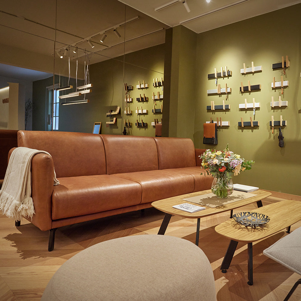 Sofá Studio 3 cuerpos Cuero