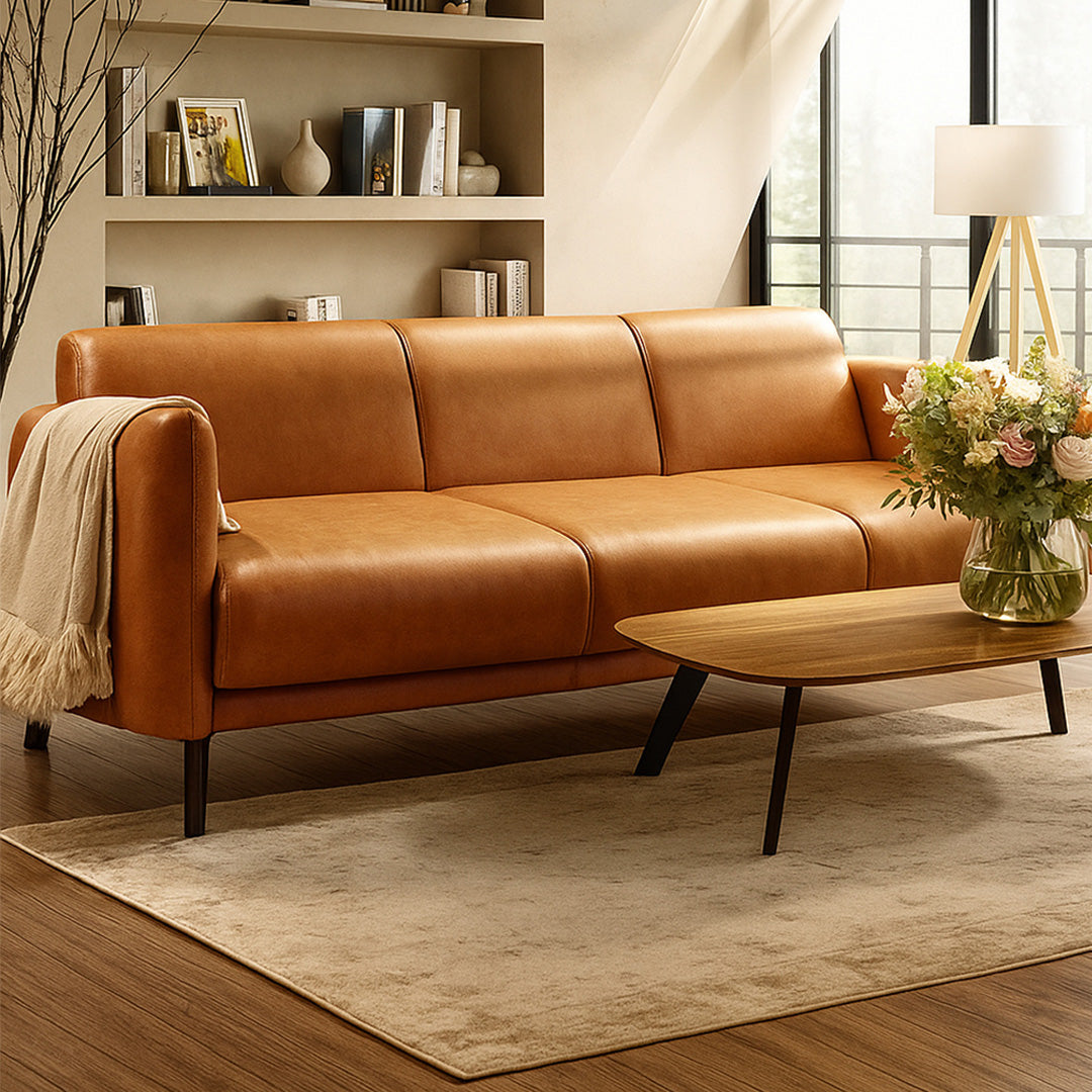 Sofá Studio 3 cuerpos Cuero