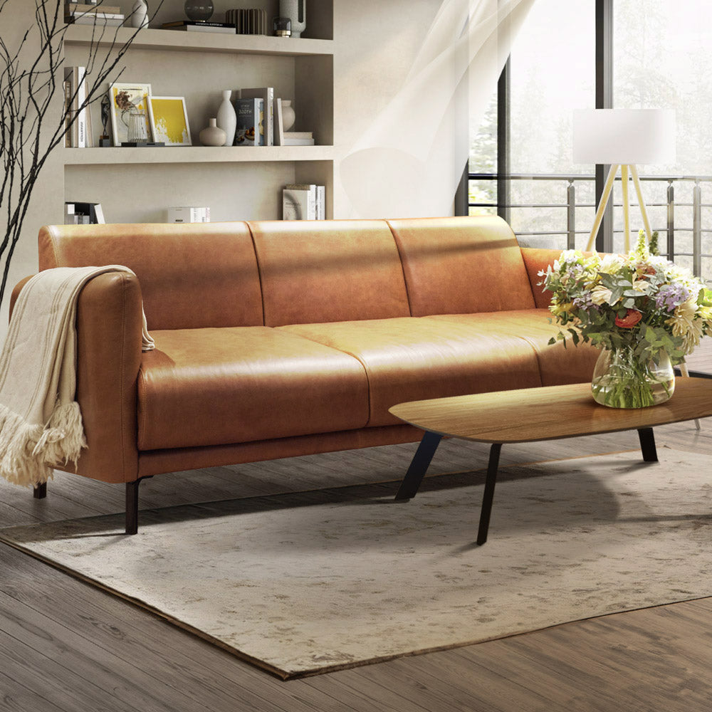 Sofá Studio 3 cuerpos Cuero