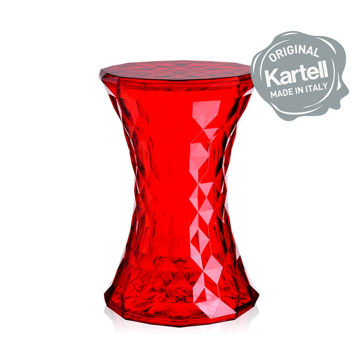 Taburete KARTELL Stone rojo