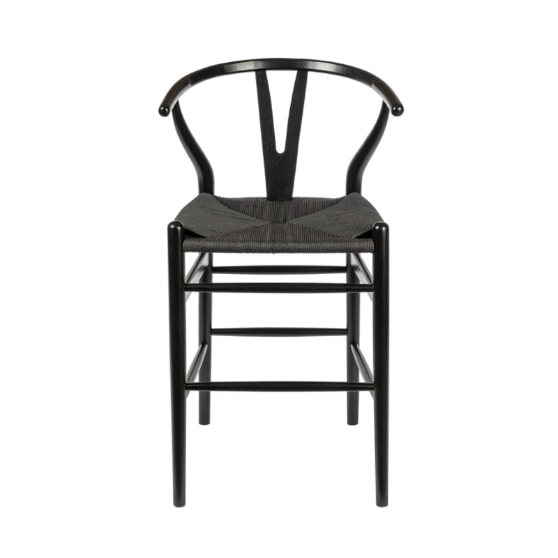 Banqueta Wishbone full Black