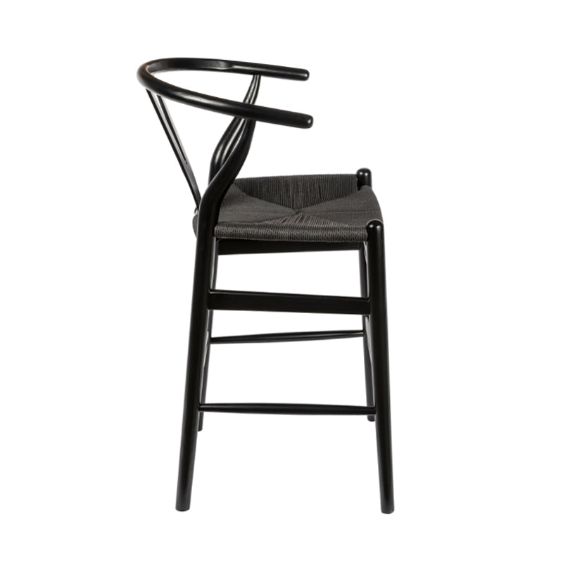 Banqueta Wishbone full Black