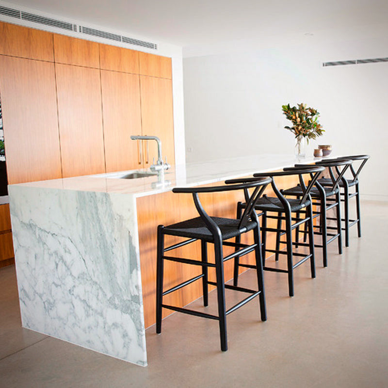Banqueta Wishbone full Black