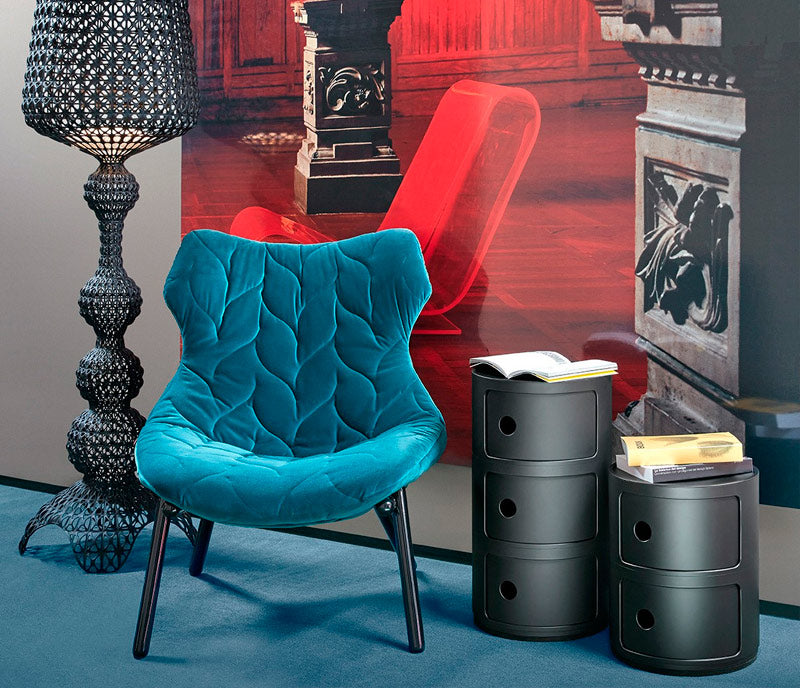 Componibili MAT 2 elementos Negro, Kartell