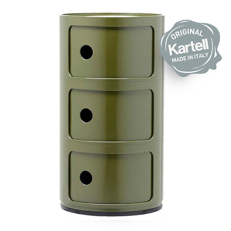 Componibili Kartell 3 elementos Verde