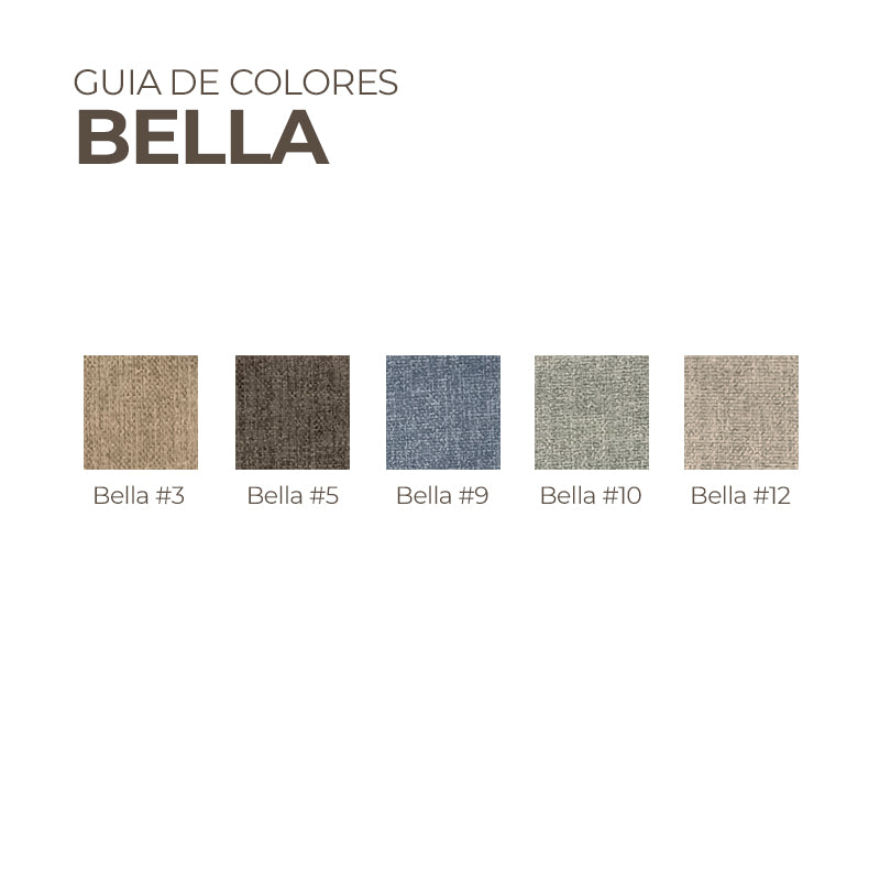 Sofá Wood Tapizado Bella