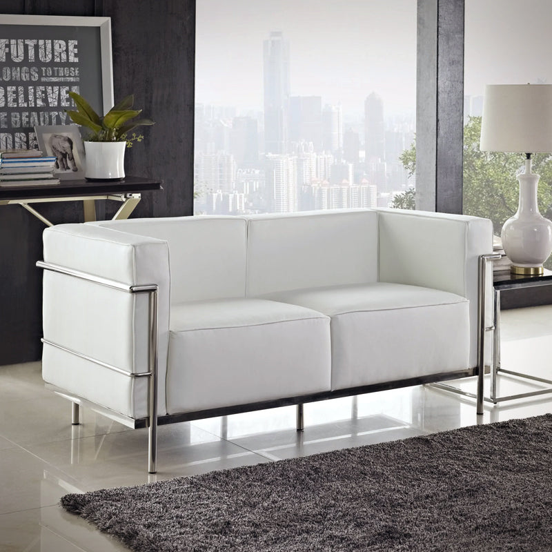 Sillón LC3 2 Cuerpos Cuero