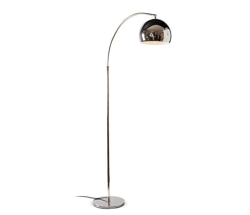 Lámpara de pie ARCO chica Niquel